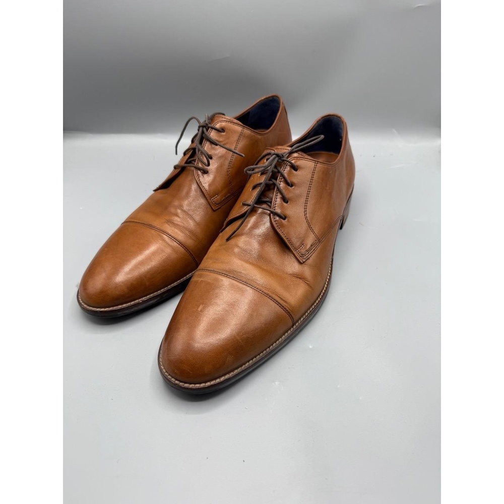 Cole Haan Men's Oxfords 13M Brown Classic‎ Cap-Toe Lace-Up Professional Dapper